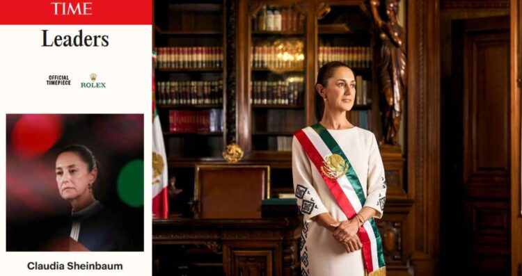 Revista Time incluye a la Presidenta de México, Claudia Sheinbaum, entre las 100 personas más influyentes del mundo