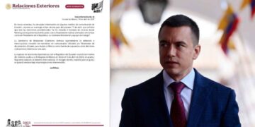 SRE desmiente traslado de sicarios de México a Ecuador para atentar contra el Presidente, Daniel Noboa