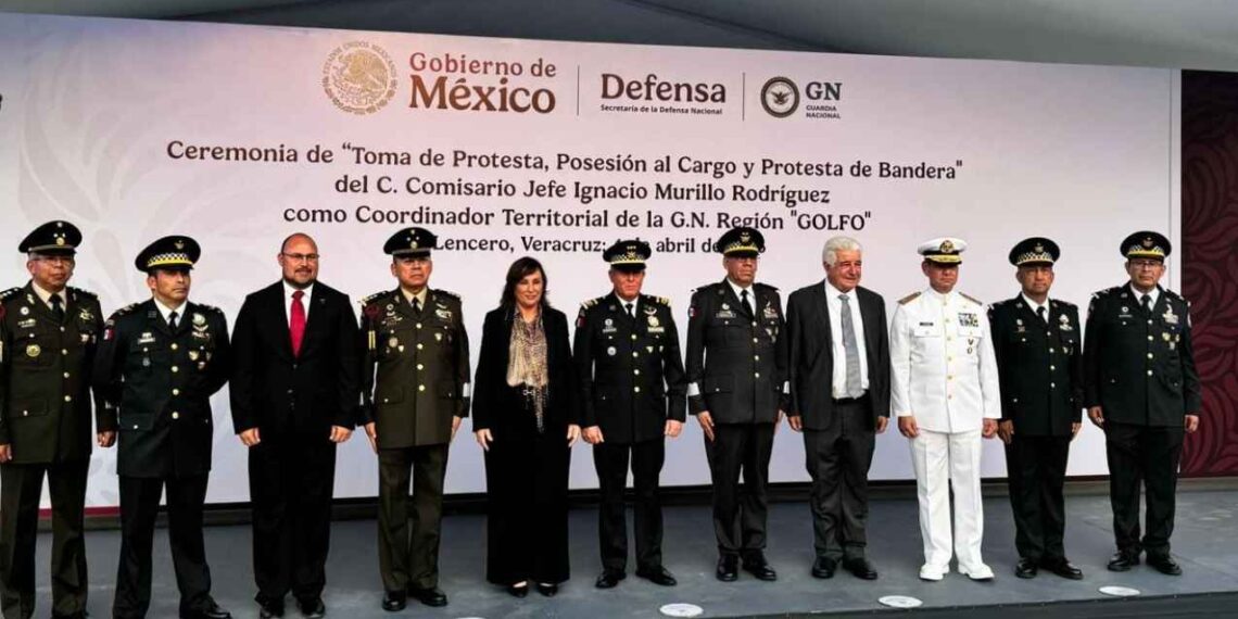 Secretario de Gobierno de Tamaulipas asiste a toma de protesta del nuevo coordinador de la Guardia Nacional en la Región Golfo