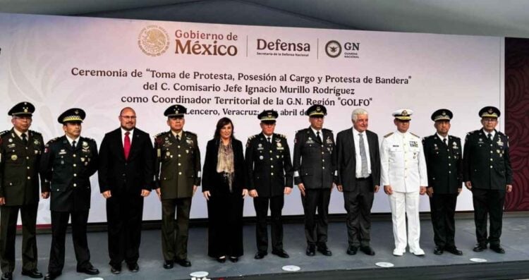 Secretario de Gobierno de Tamaulipas asiste a toma de protesta del nuevo coordinador de la Guardia Nacional en la Región Golfo