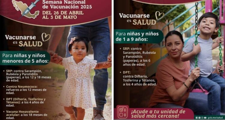 Semana Nacional de Vacunación Tamaulipas