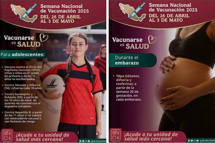 Semana Nacional de Vacunación Tamaulipas