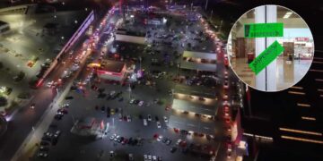 Supermercado clausurado por arrancones reabre: Santa Catarina