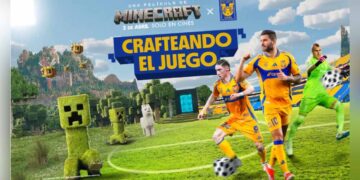 Así fue la colaboración entre Tigres y Una película de Minecraft