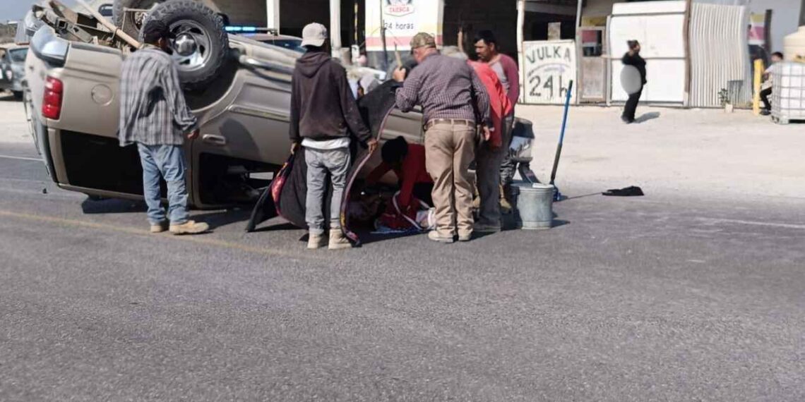 volcadura Carretera Federal 101 Tula