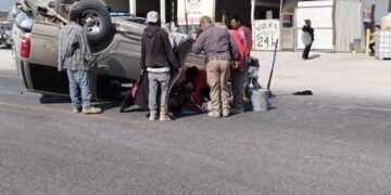 volcadura Carretera Federal 101 Tula