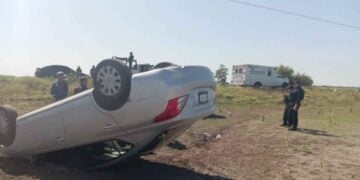 Trabajador de IHSA sufre volcadura en San Fernando-Reynosa
