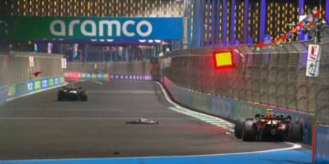 Red Bull Racing: Tsunoda sufre este choque en Arabia Saudita