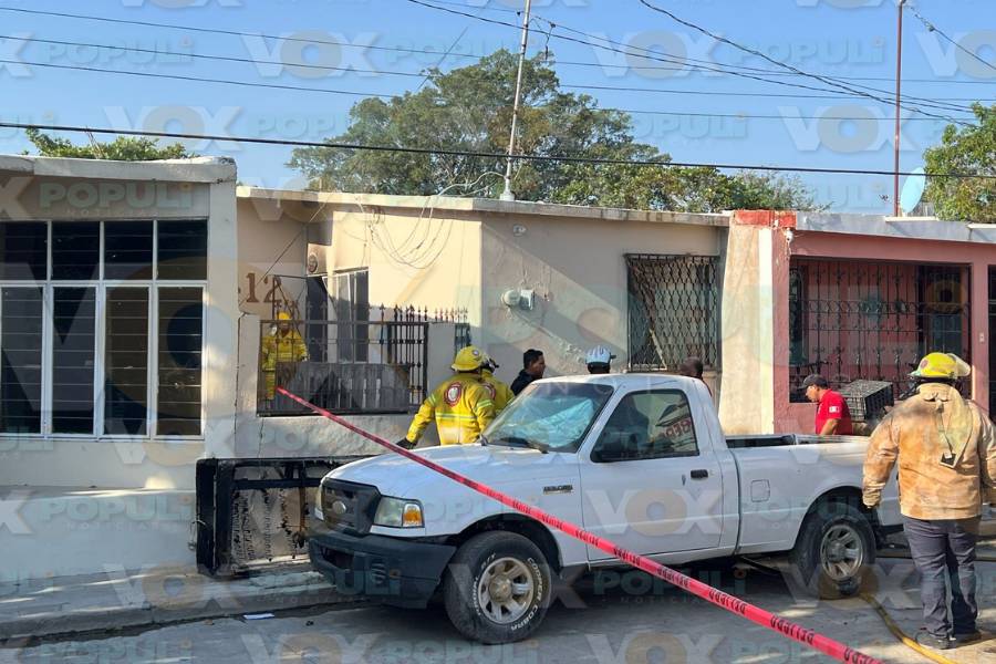 abuelita fallece en incendio en El Mante