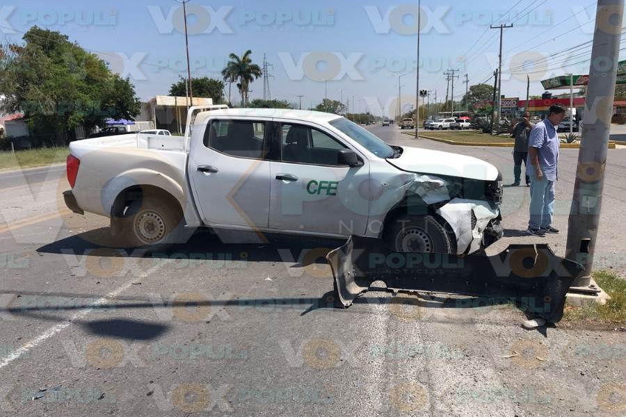 accidente carretera Victoria Matamoros