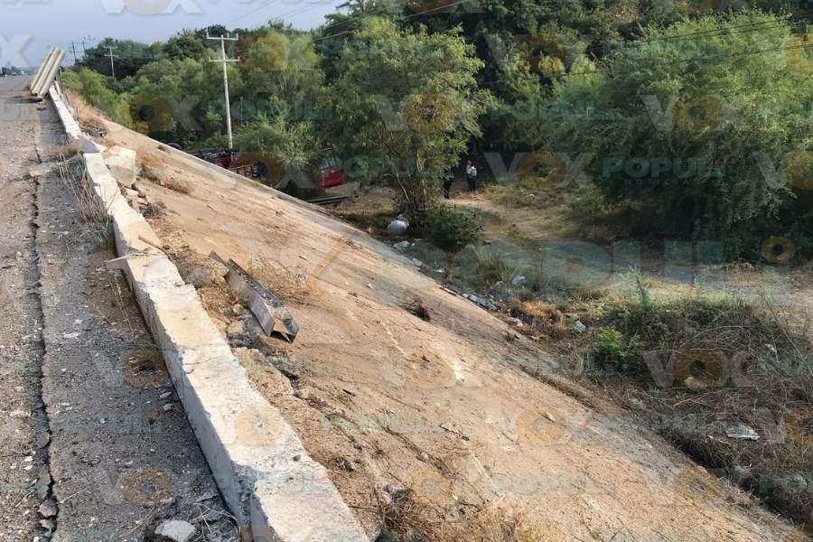 accidente de camión naranjero en Güémez