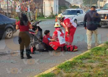 accidente en avenida de Ciudad Victoria
