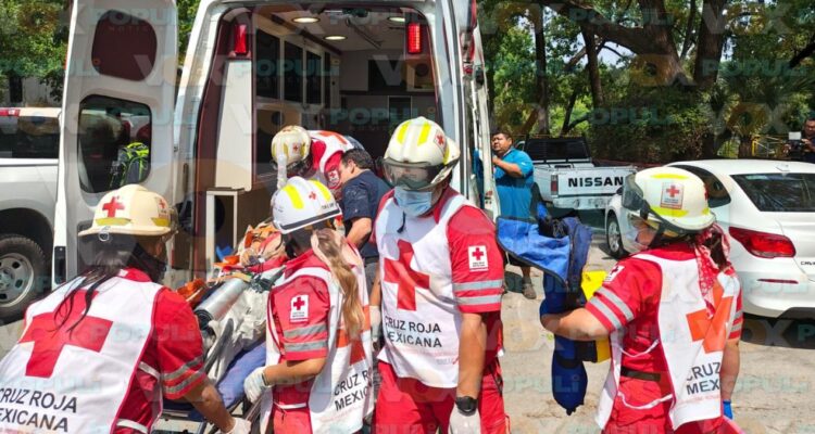 accidente en obra de construcción en Victoria