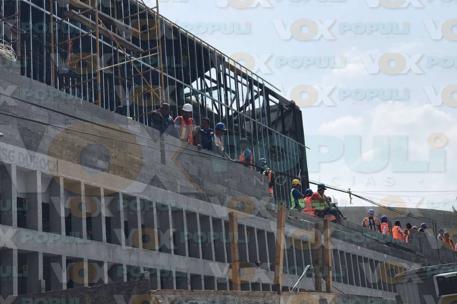 accidente en obra de construcción en Victoria