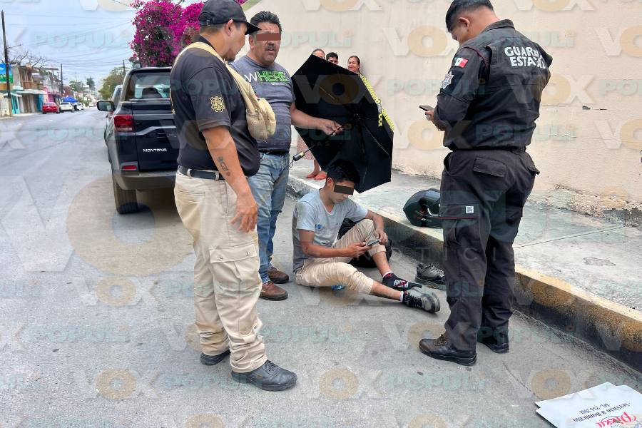 atropellan repartidor en El Mante