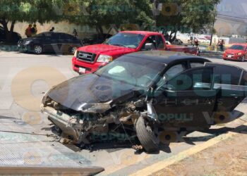 choque contra árbol en Ciudad Victoria