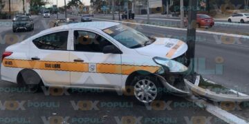 choque contra poste en tampico