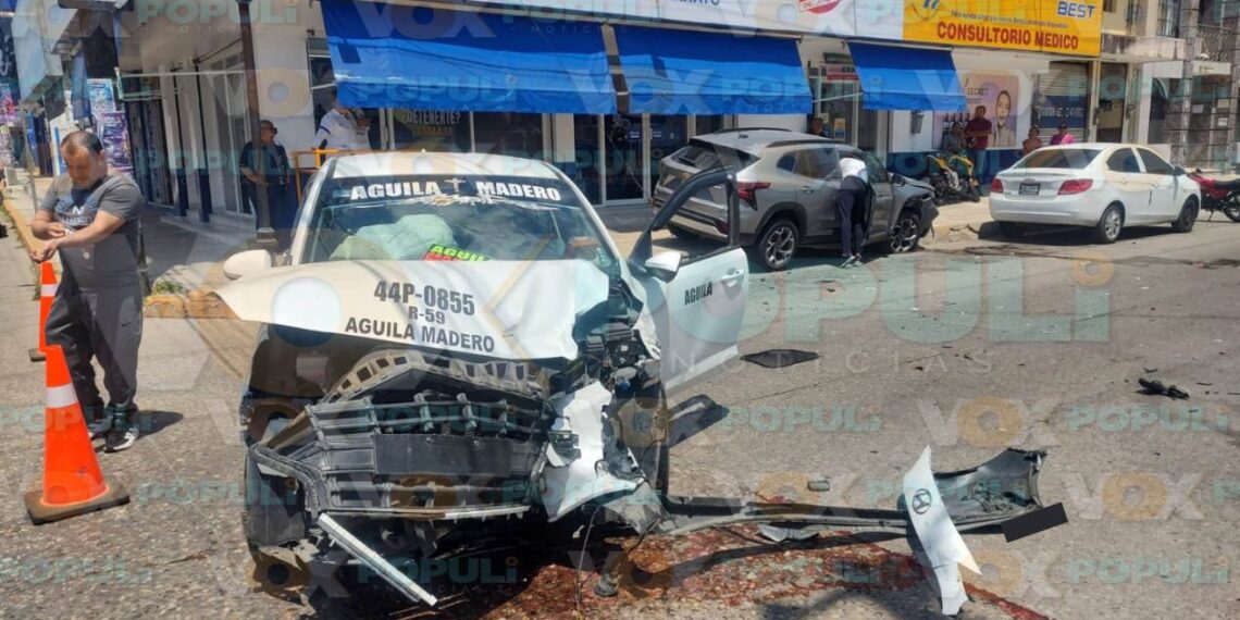 choque en Ciudad Madero