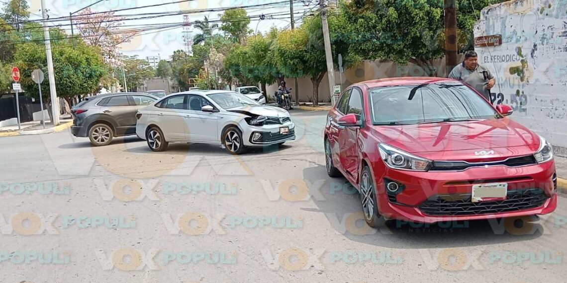 choque en cruce en Ciudad Victoria