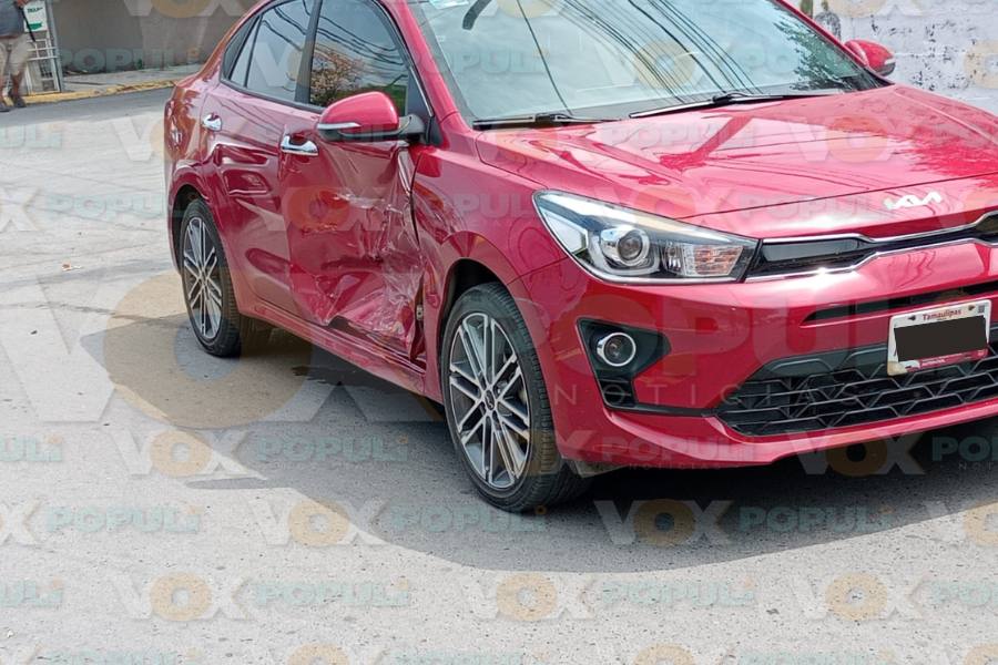 choque en cruce en Ciudad Victoria