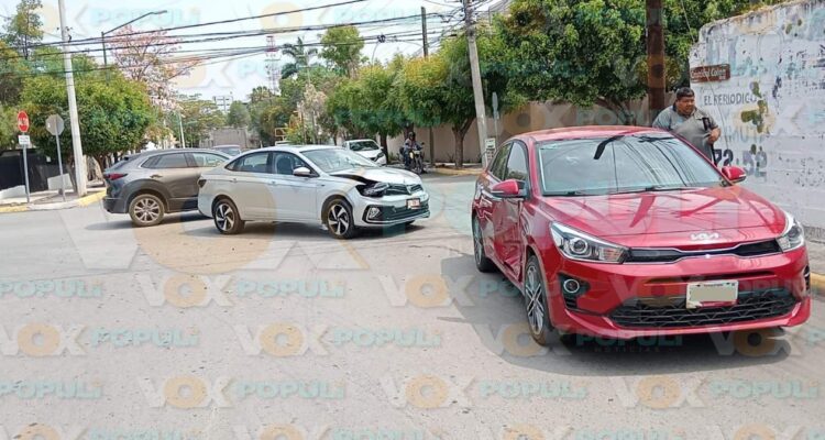 choque en cruce en Ciudad Victoria