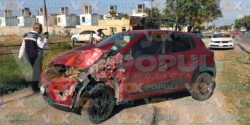 choque fuerte en Victoria