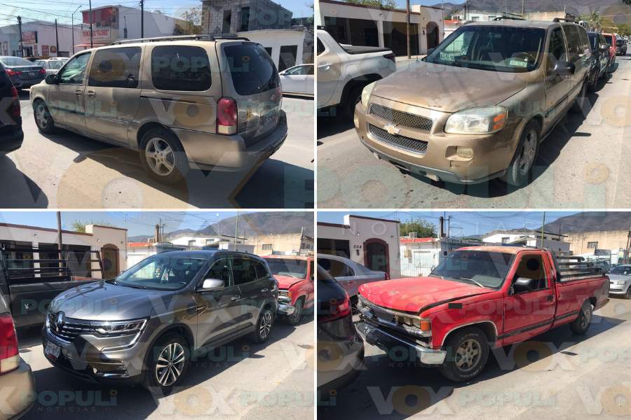 choque por alcance en centro de Ciudad Victoria