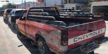 choque por alcance en centro de Ciudad Victoria