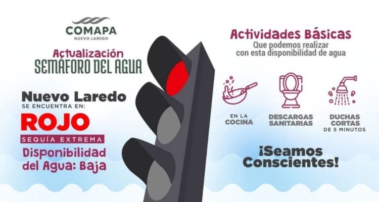 crisis de agua en Nuevo Laredo