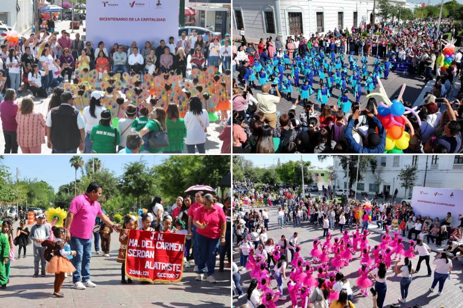 desfile de la primavera de Ciudad Victoria