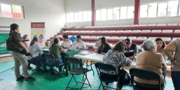 entrega de tarjetas del Bienestar en Matamoros