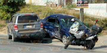 fuerte choque en Tampico