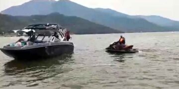 _hunde lancha Presa Santiago