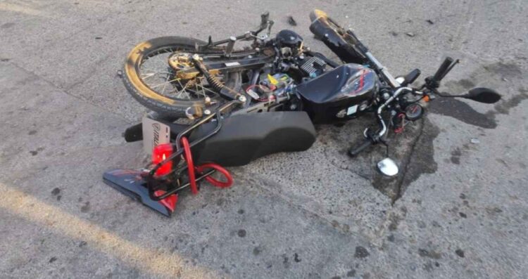 _impacta motociclista Matamoros