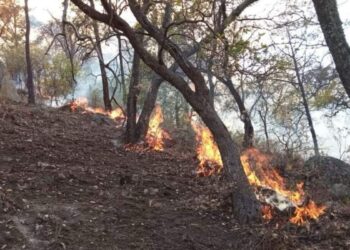 incendio en Villa de Casas