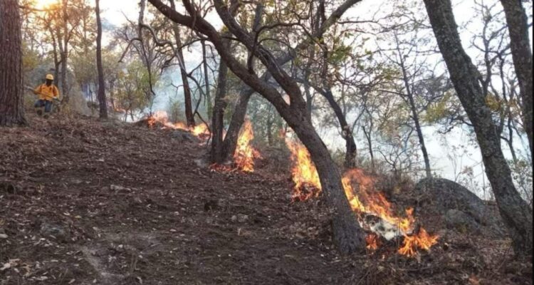 incendio en Villa de Casas