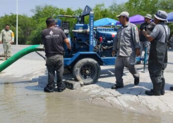 labores de recuperación en el municipio de Reynosa
