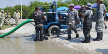 labores de recuperación en el municipio de Reynosa