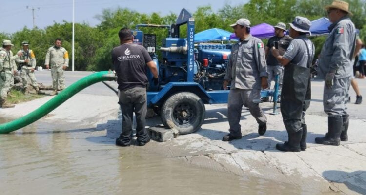 labores de recuperación en el municipio de Reynosa