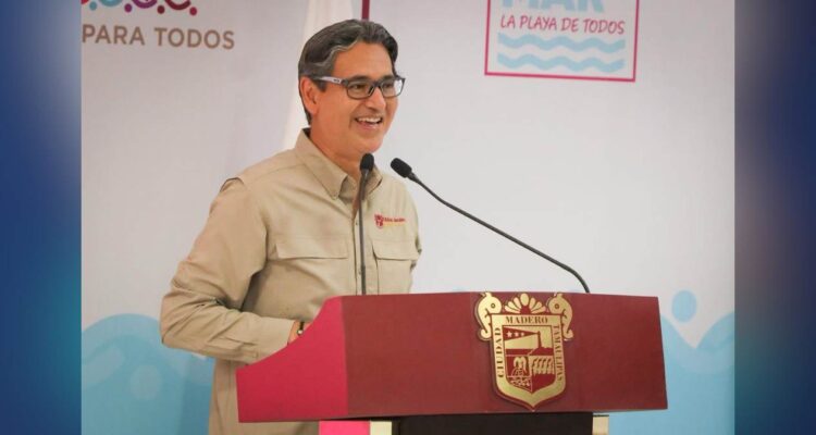 lagunas con escombro en Ciudad Madero