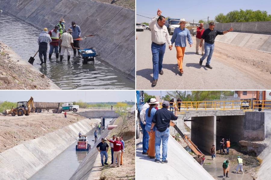 limpieza de arroyos en Nuevo Laredo