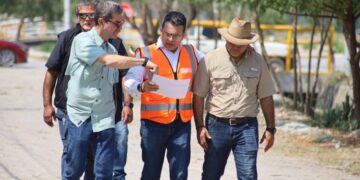limpieza de dren pluvial en Ciudad Victoria