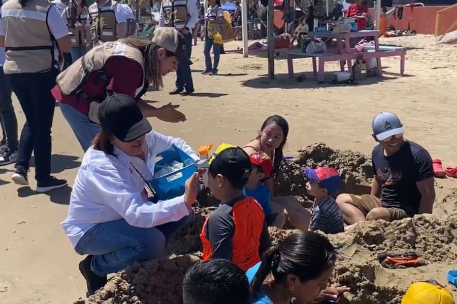 módulos del niño perdido en Matamoros