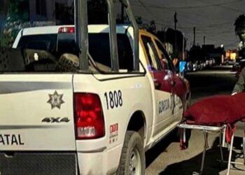 _muerto hombre caseta Nuevo Laredo