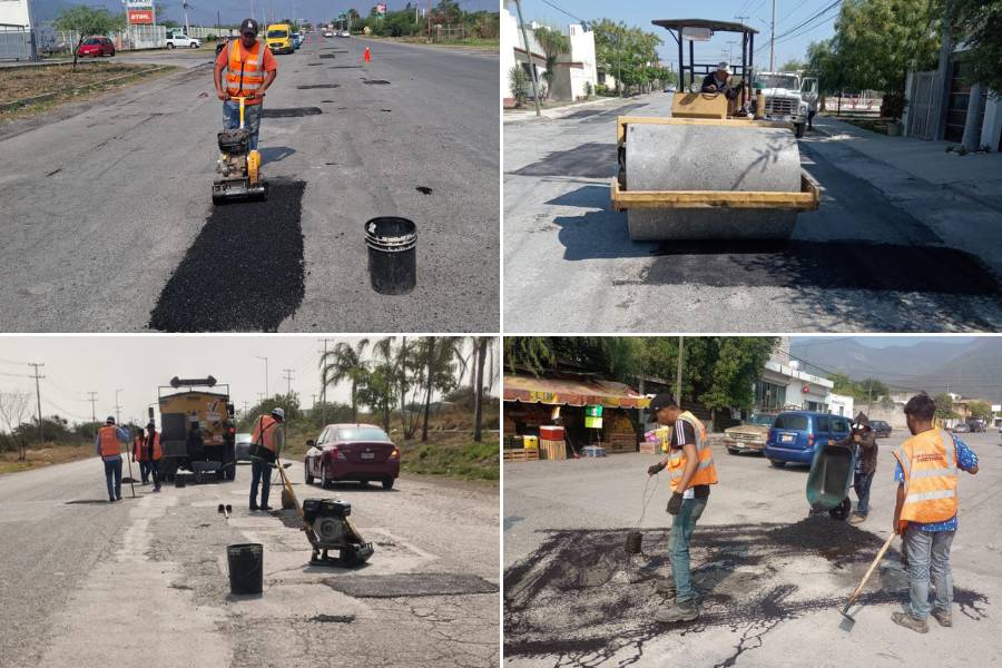 programa de bacheo del Gobierno de Victoria