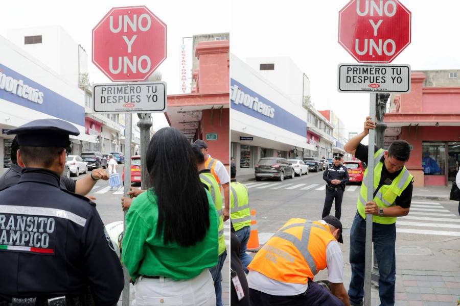 programa vial de cortesía en Tampico