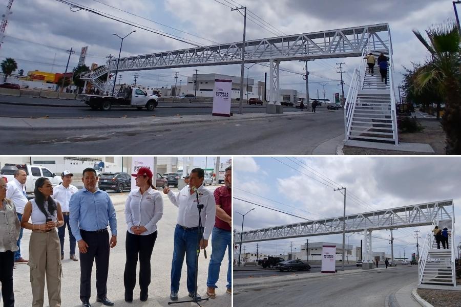 puente peatonal Nuevo Laredo