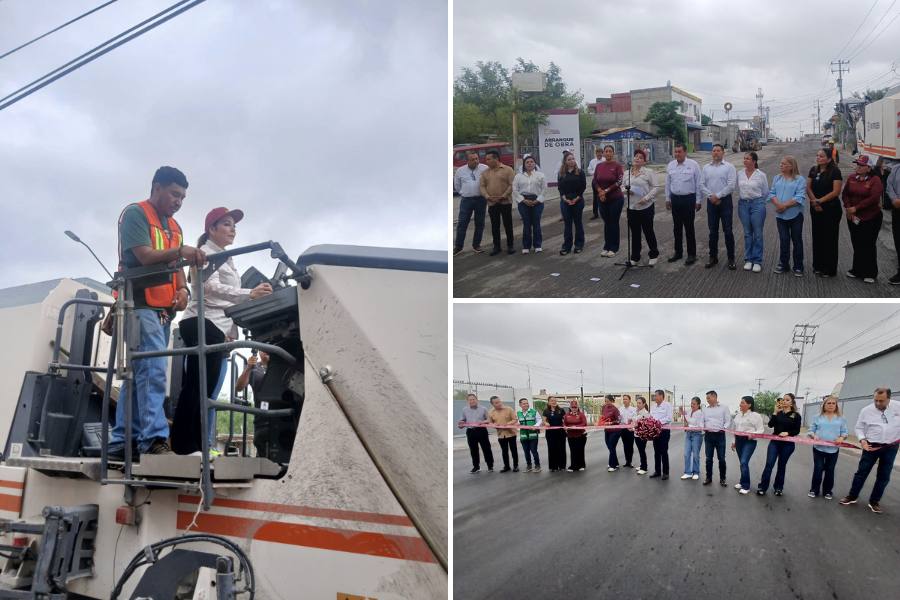 reencarpetado de Francisco Villa de Nuevo Laredo