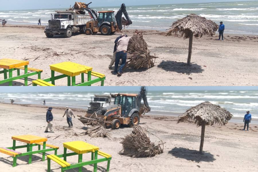remodelación en playa bagdad matamoros