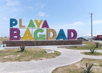saldo blanco en Playa Bagdad